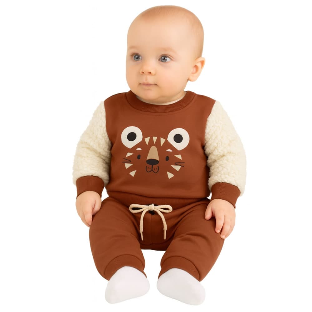 Conjunto menino manga pelo baby Jidi