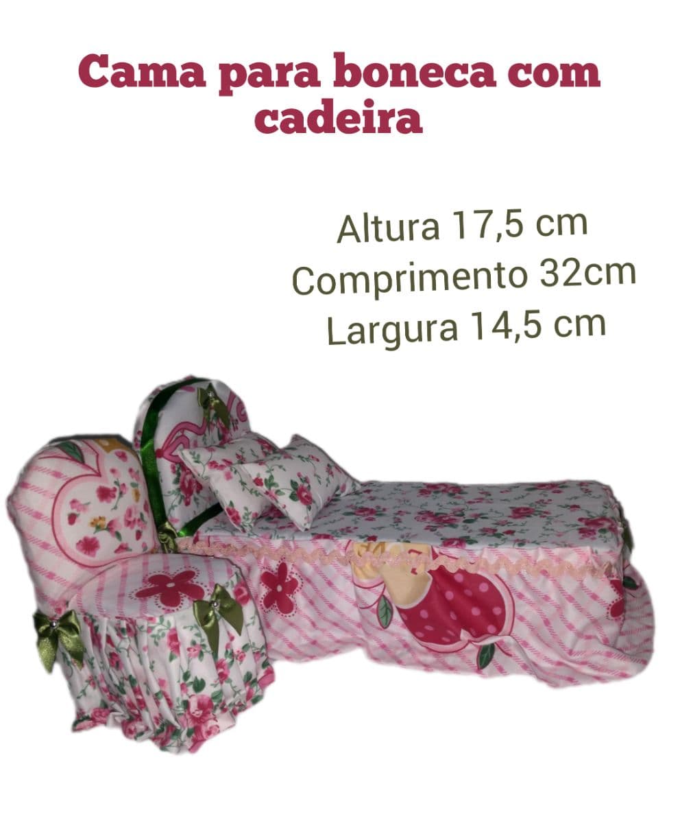 Cama para boneca Barbie