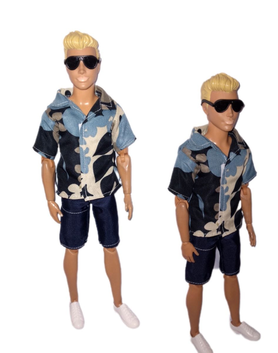 Conjunto esportivo para o Ken