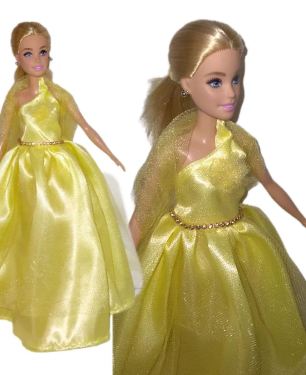 Vestido de festa para Barbie