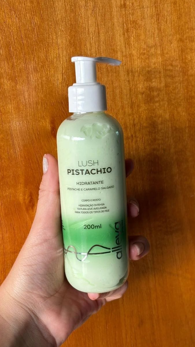 Hidratante Pistache e caramelo salgado