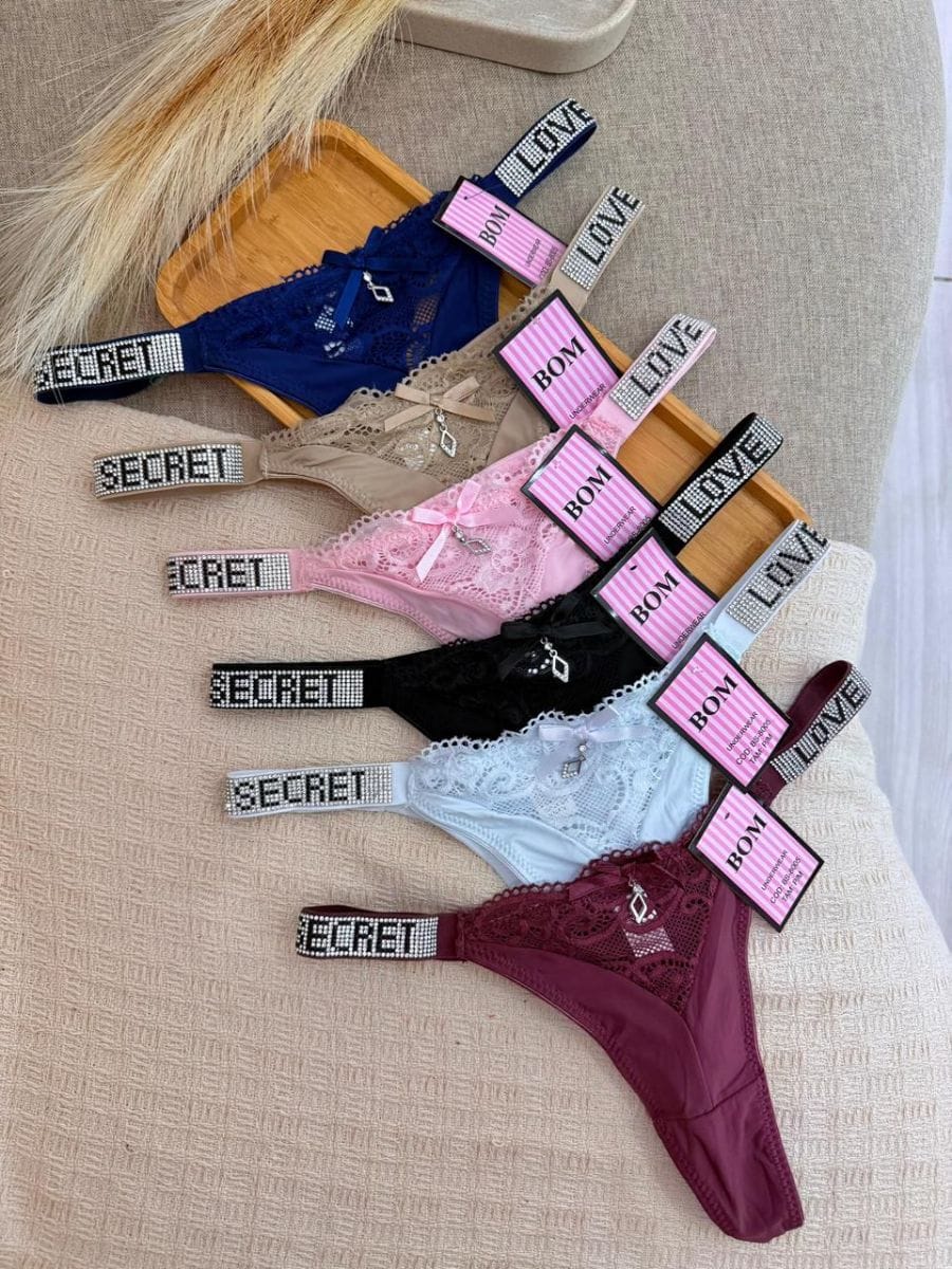 Calcinha Cravejada Love Secret
