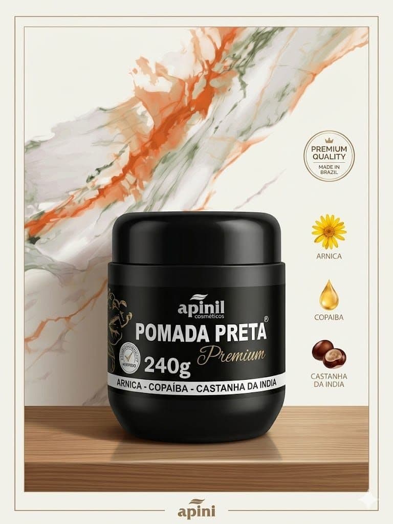 POMADA PRETA MASSAGEADORA