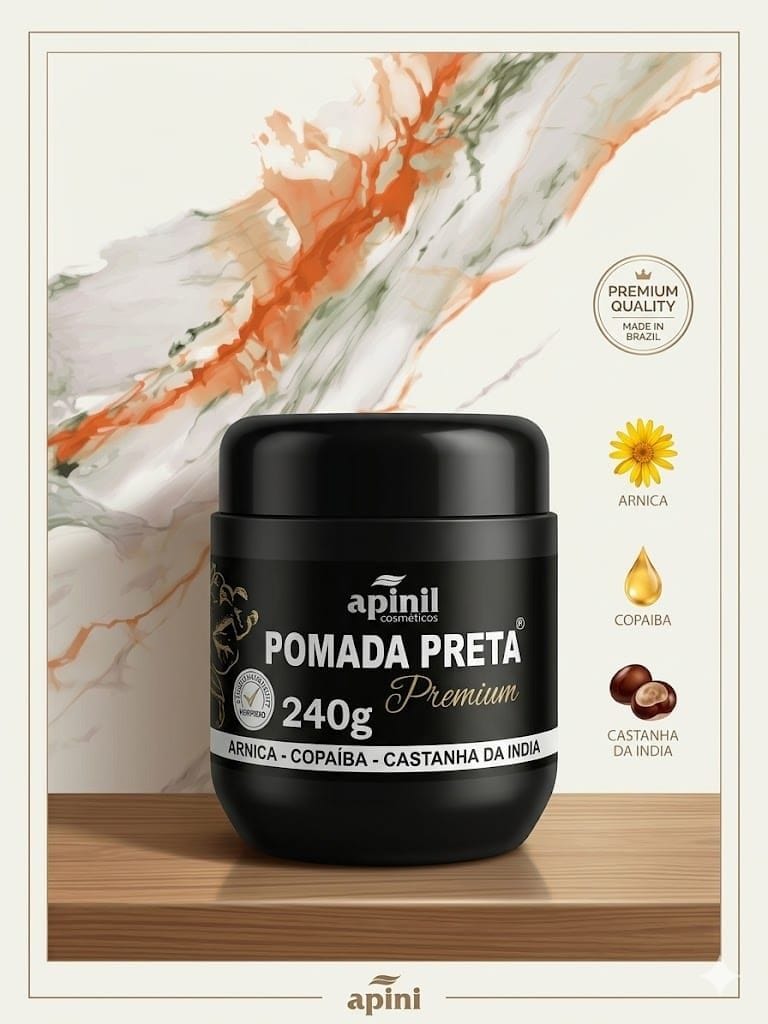 POMADA PRETA MASSAGEADORA