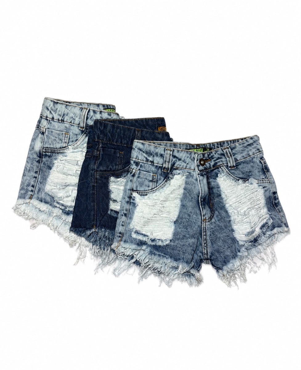 Short Jeans Desfiado