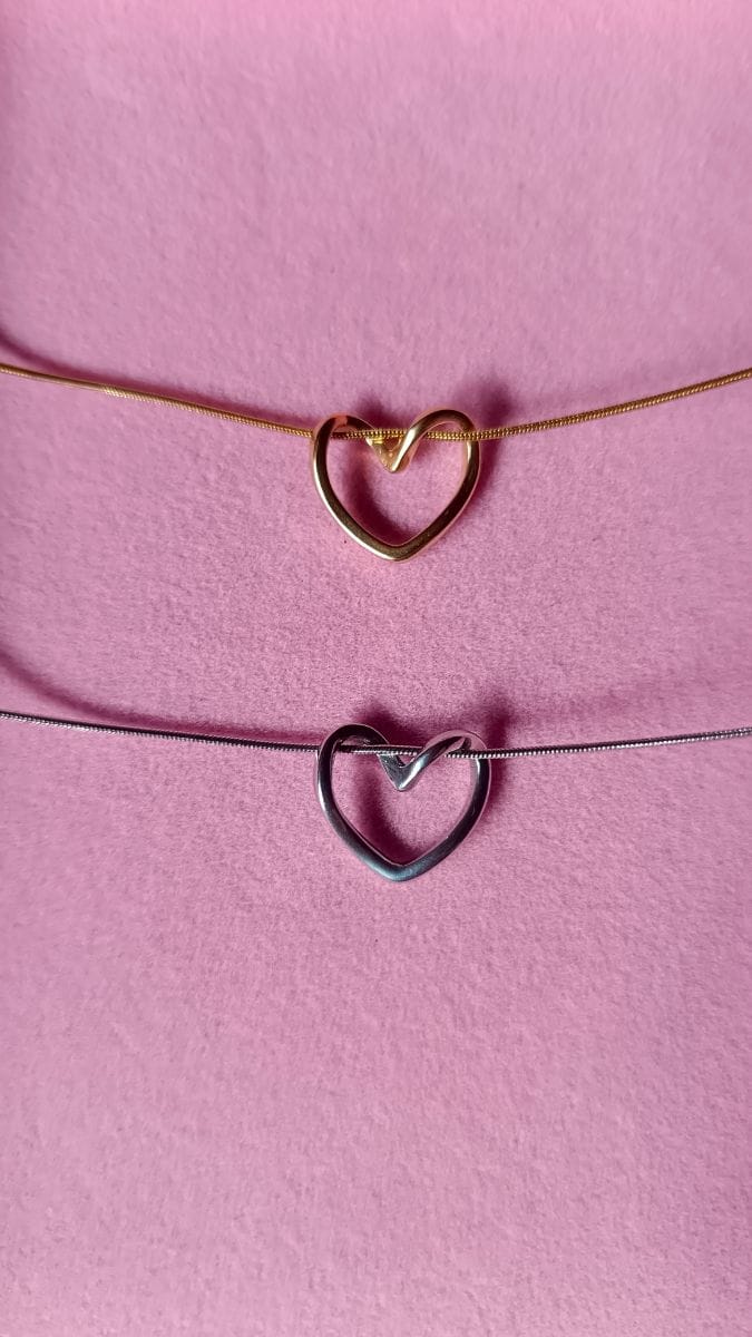 Pulseira coraçao vazado