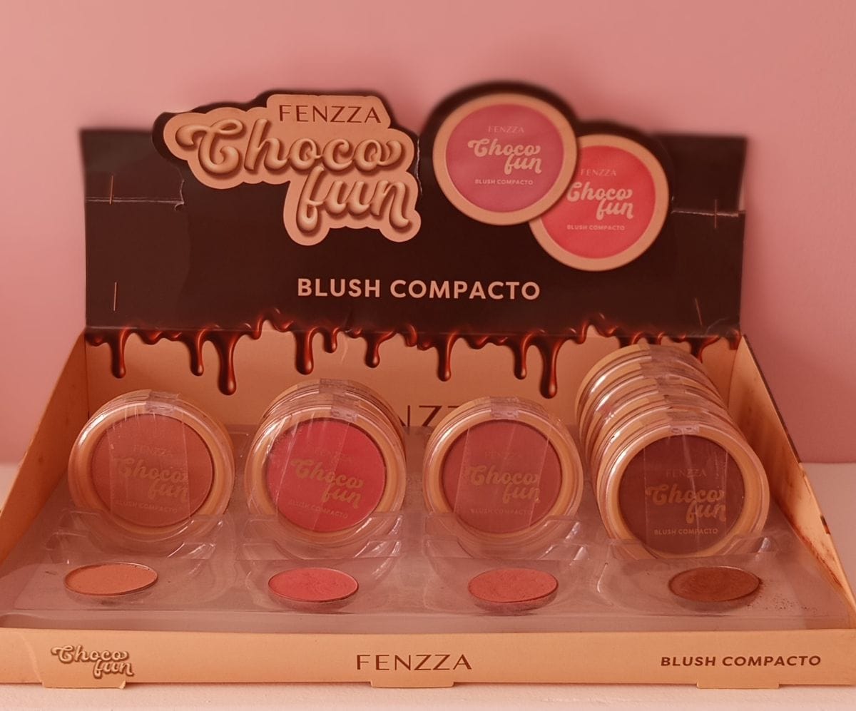 Blush compacto fenzza