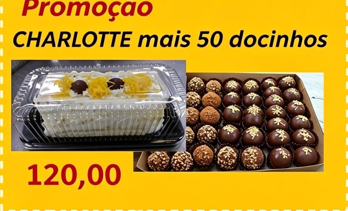 Charlotte mais 50 docinhos