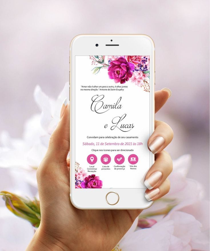 Convite Interativo Casamento