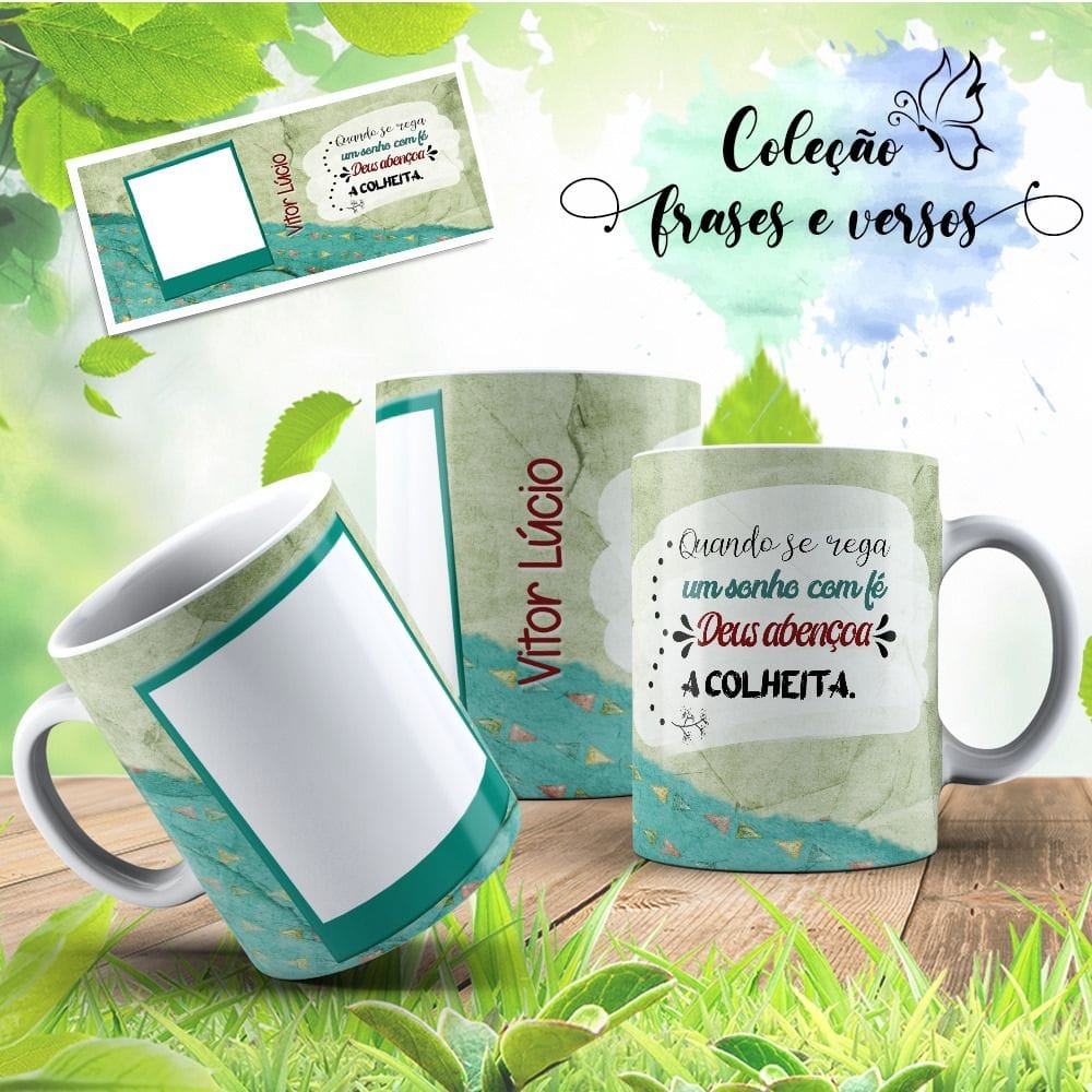 Canecas coleções e versos