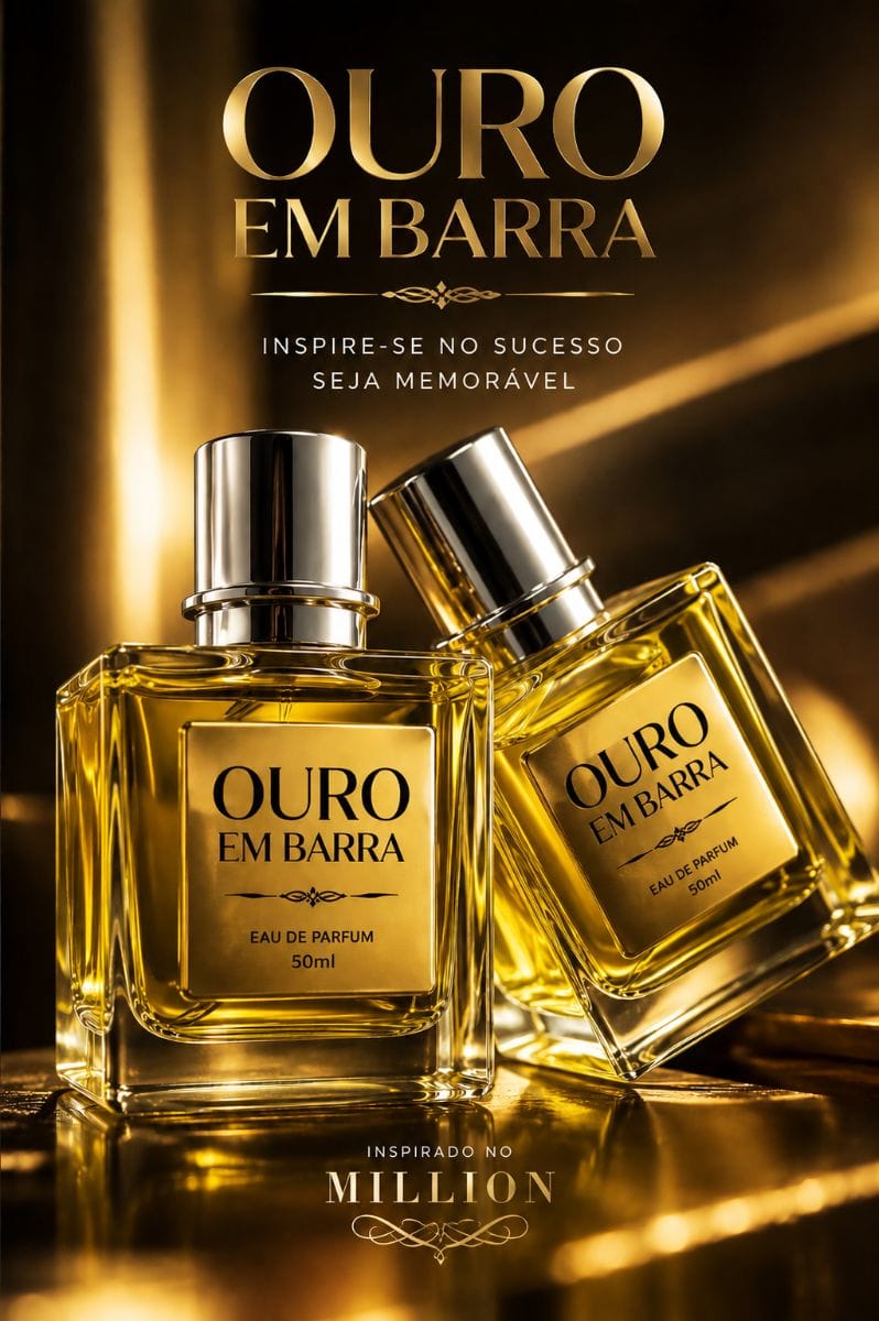 DEU PARFUM OURO EM BARRA ( masculino)