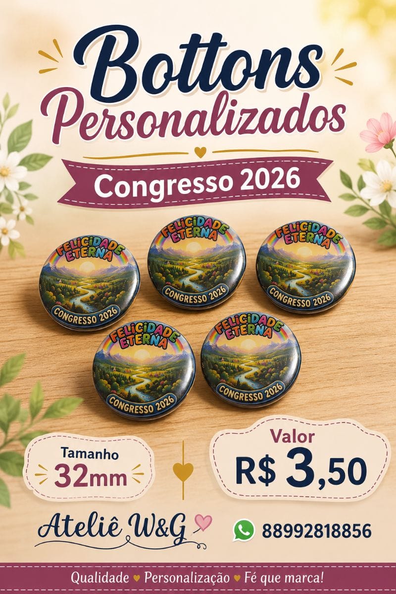 Bottons personalizados 32mm
