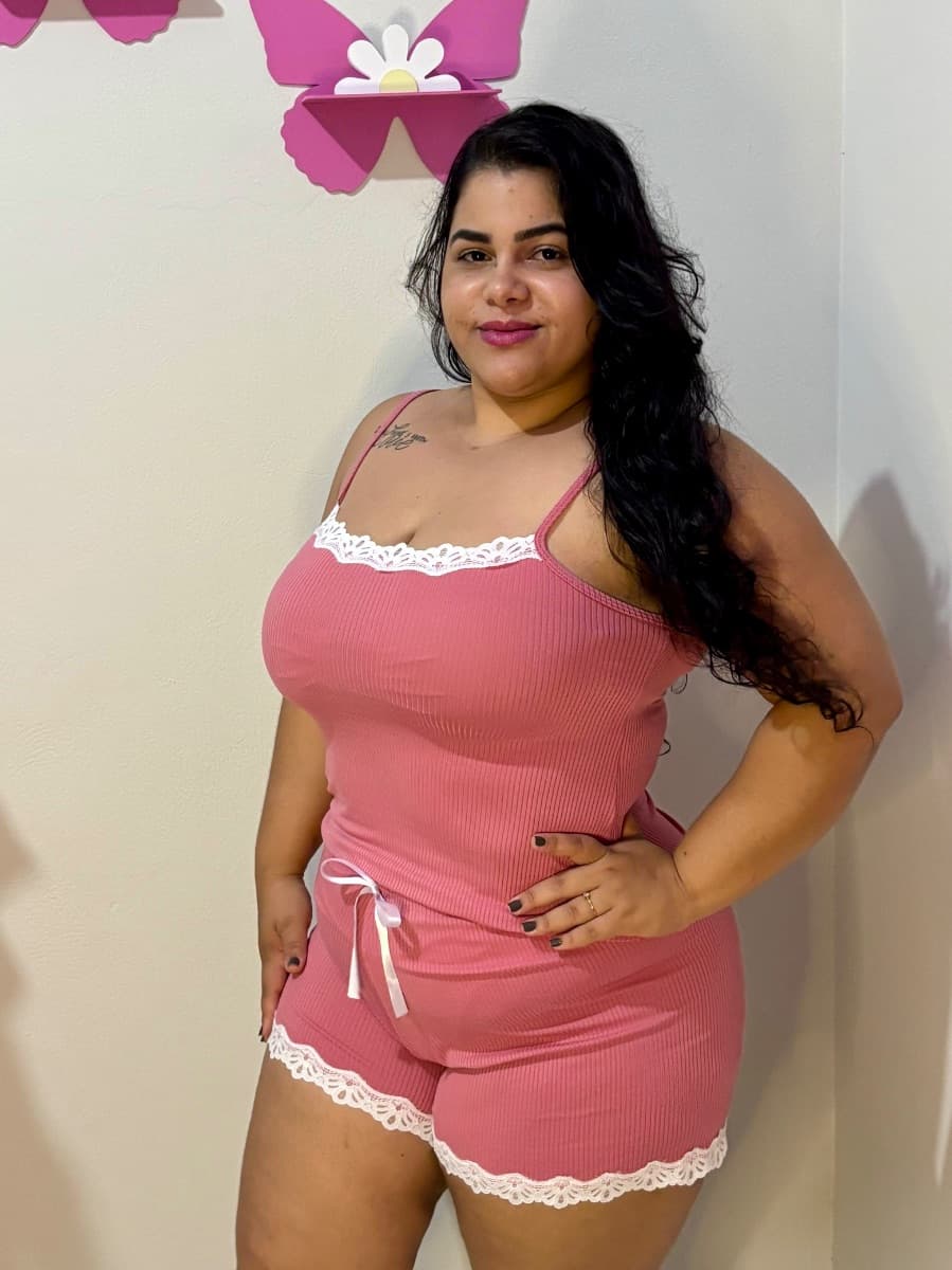 Alça com short - liso
