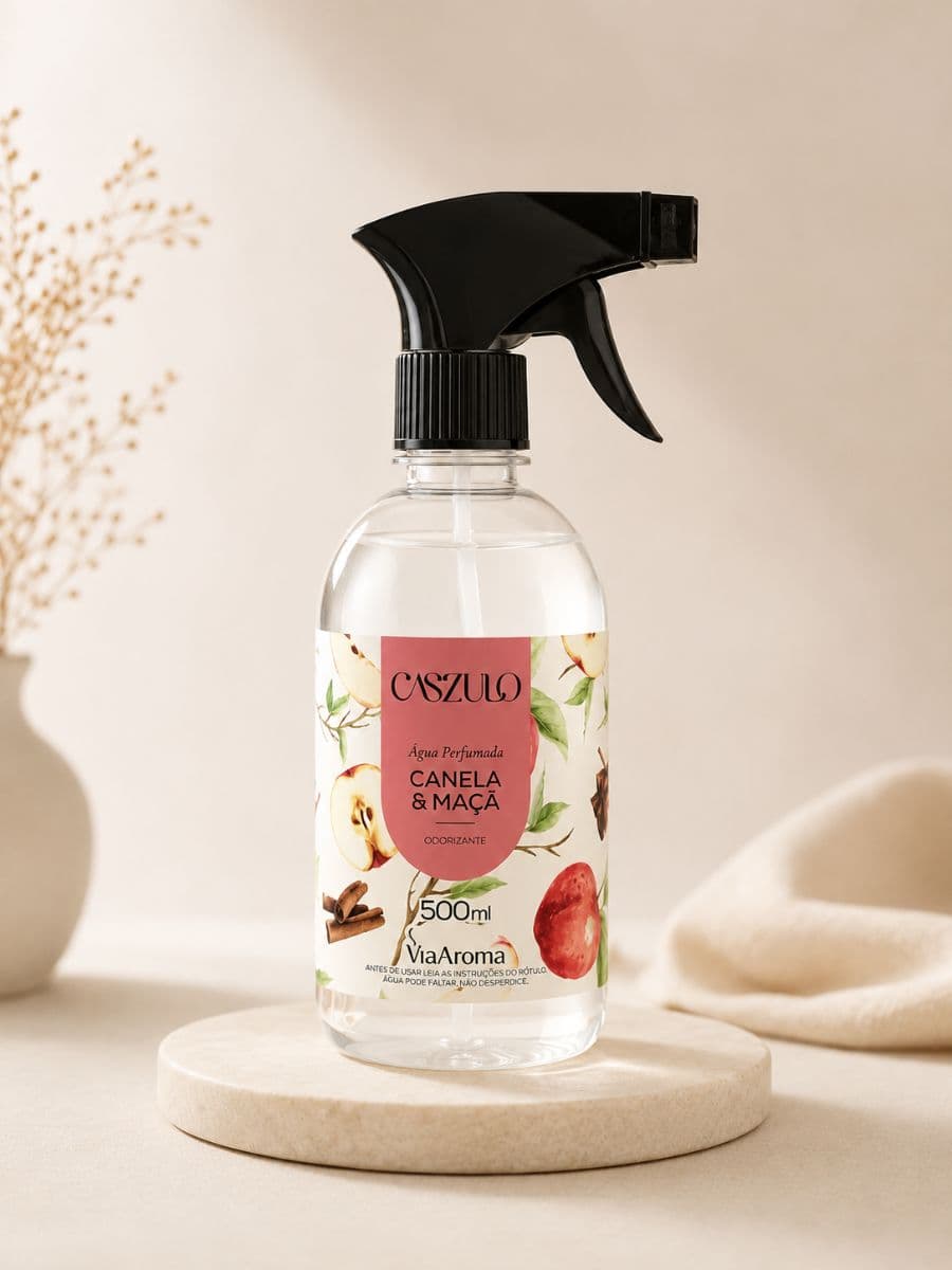 Água Perfumada Caszulo 500ml - Maçã com Canela