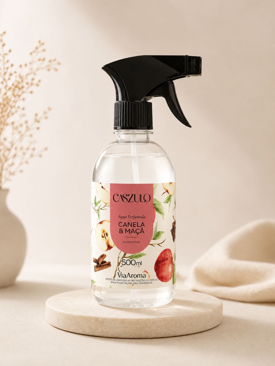 Água Perfumada Caszulo 500ml - Maçã com Canela