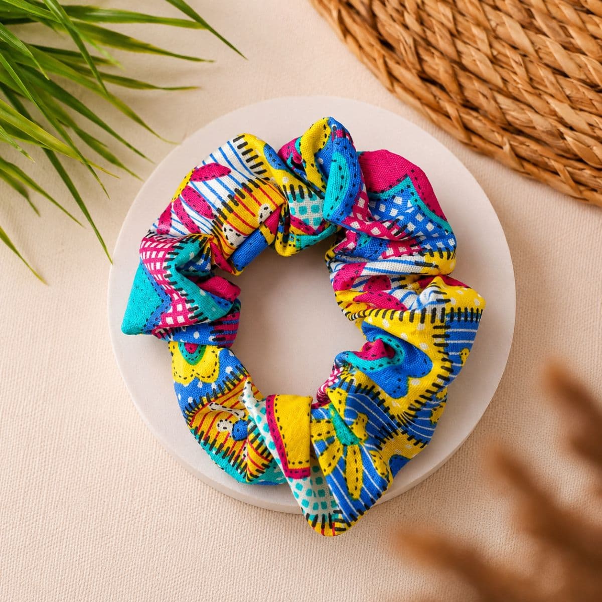 Scrunchies tecido afro