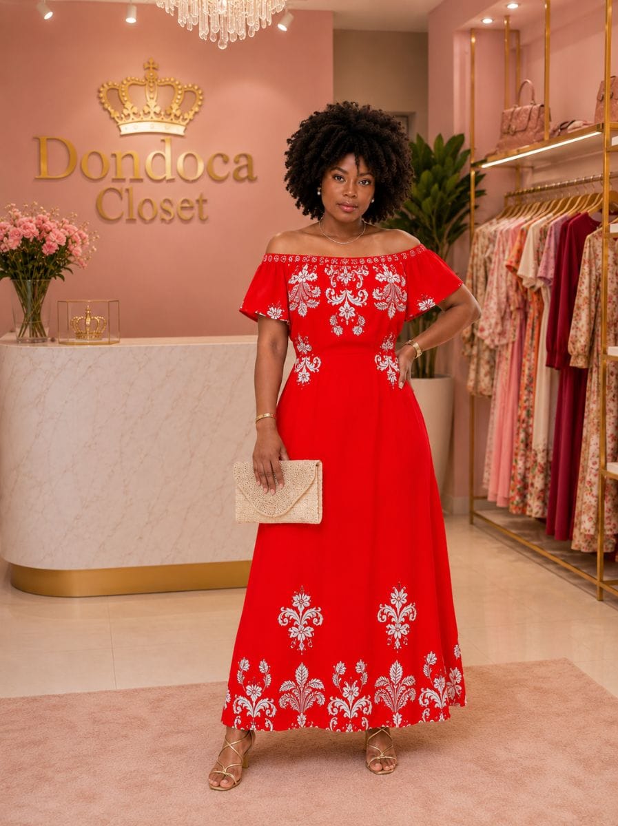 Vestido Manga Ciganinha