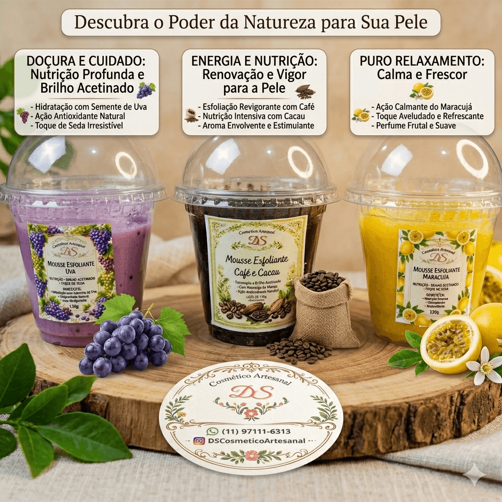Esfoliante facial e corporal