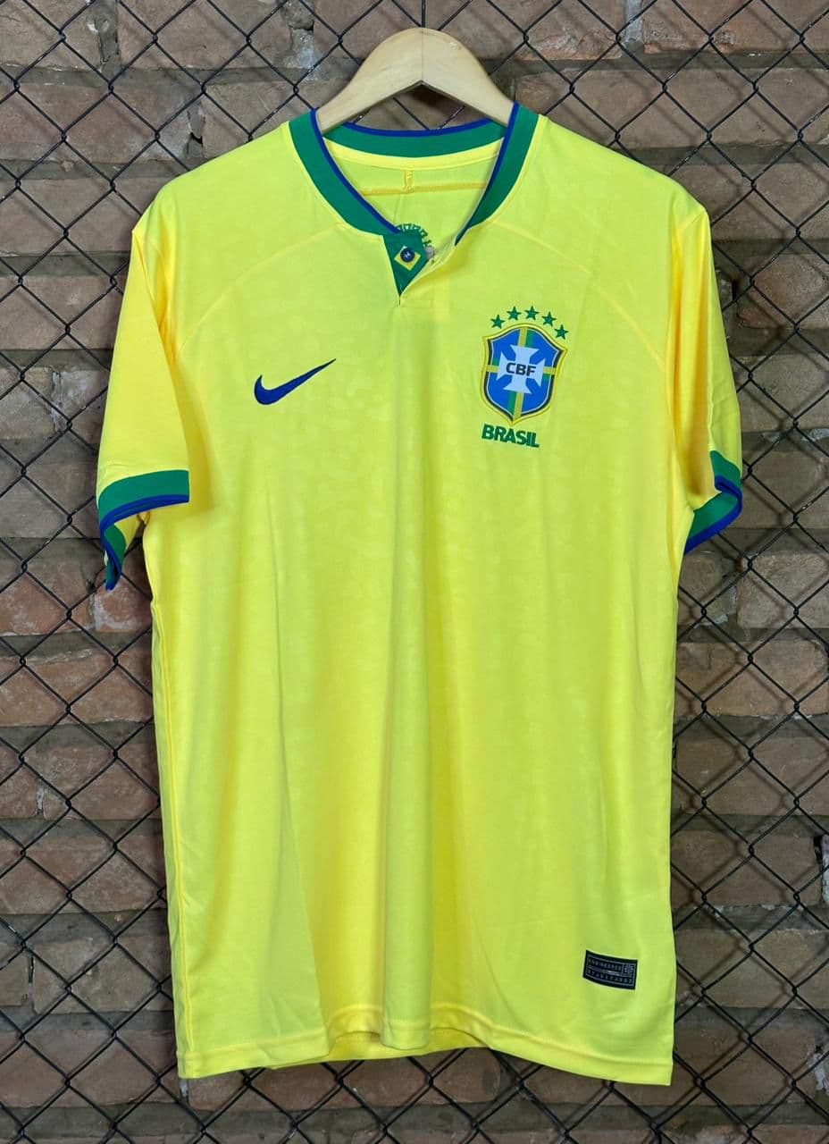 Camisa do Brasil dry-fit 6 unidades